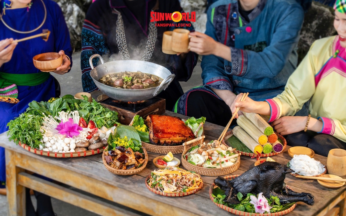 Trải nghiệm tinh hoa ẩm thực Tây Bắc tại Bản Mây