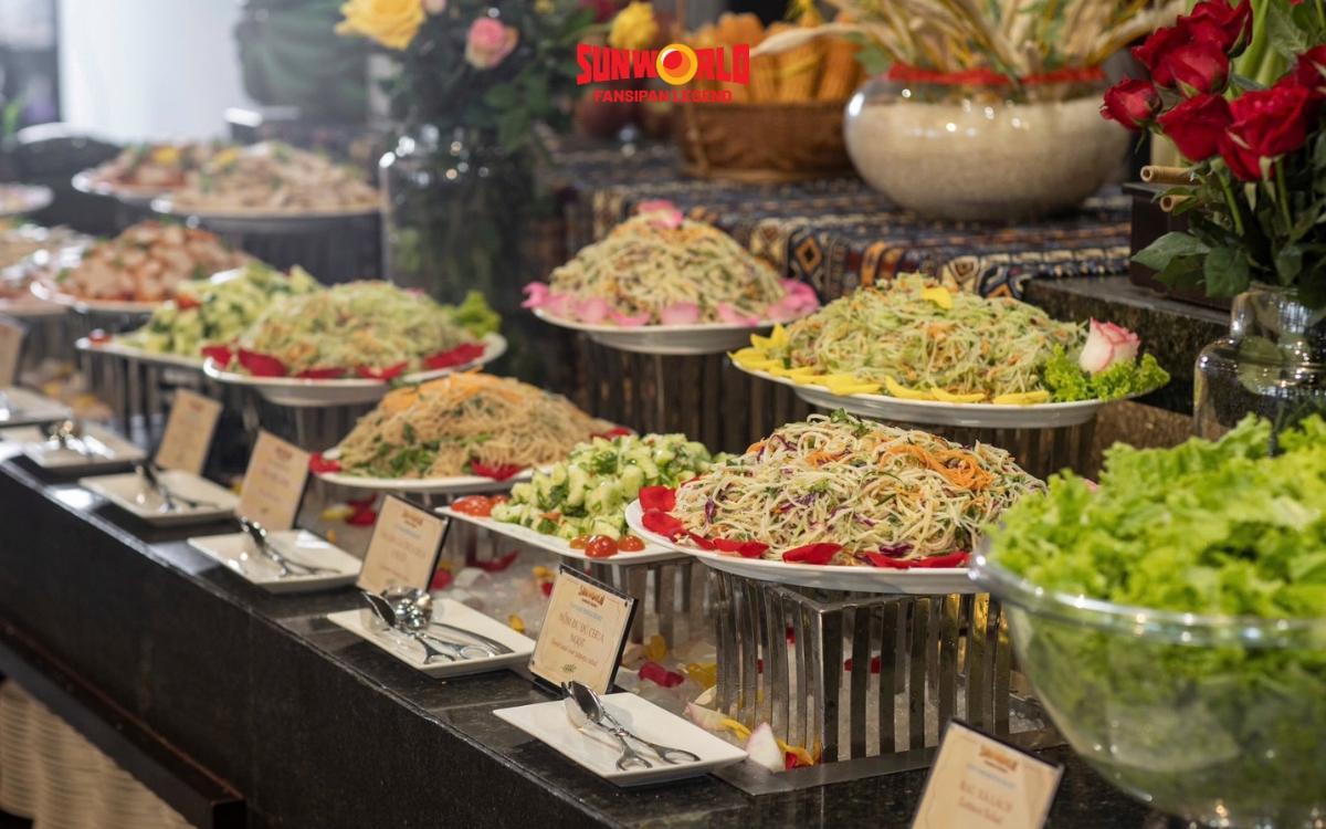 Buffet Fansipan đa dạng món, view đẹp, giá tốt  
