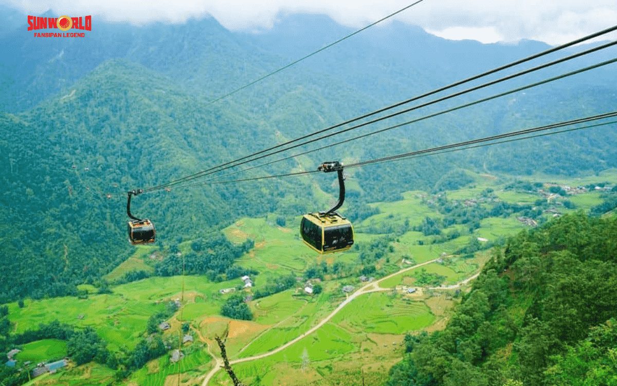 Leo Fansipan bao nhiêu km với cáp treo